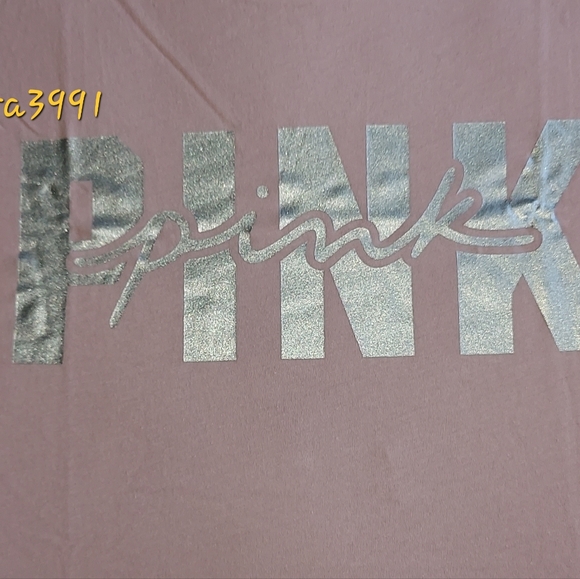 PINK Campus Short sleeve Tee size XL NWT - Picture 8 of 11